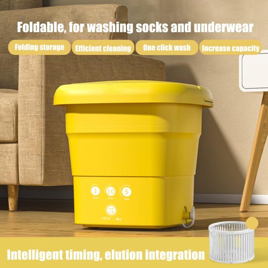 Трудосберегающая портативная многофункциональная стиральная машина с двигателем, сильная стирка