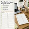 A5 Daily Plan Notepad English Layout Time Block Planner New Daily Schedule Planner  Students