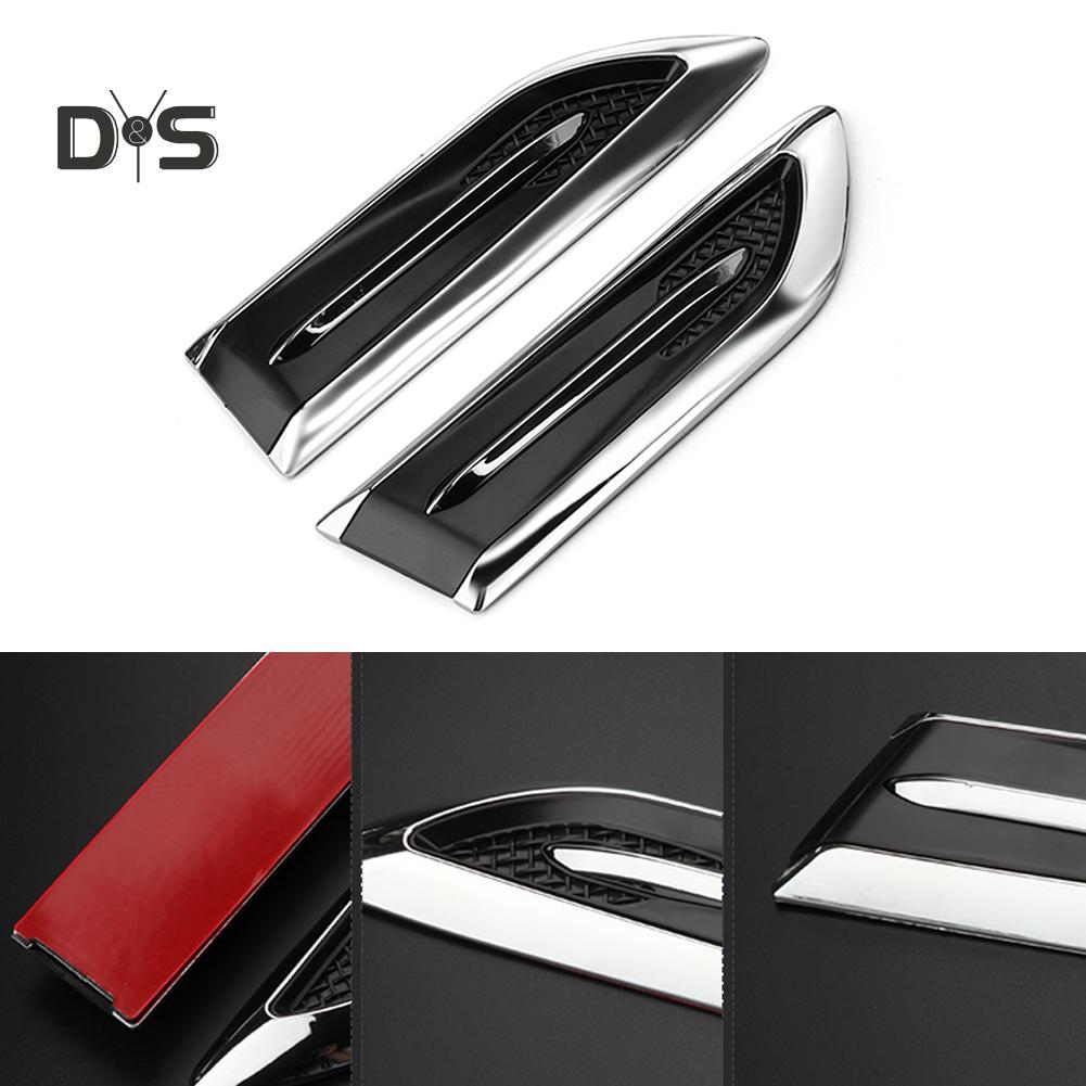 DYS Auto Shop 2 шт. акульи жабры автомобиль авто-Стайлинг боковой поток воздуха вентиляционный декор наклейка
