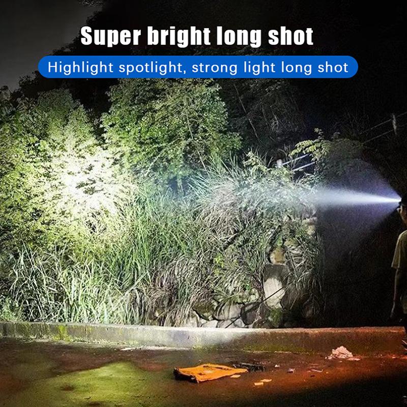 Powerful Led Headlamp Ipx4 Waterproof Emergency Head Flashlight Led Headlamp For Outdoor Fishing Camping Hiking Searchlight