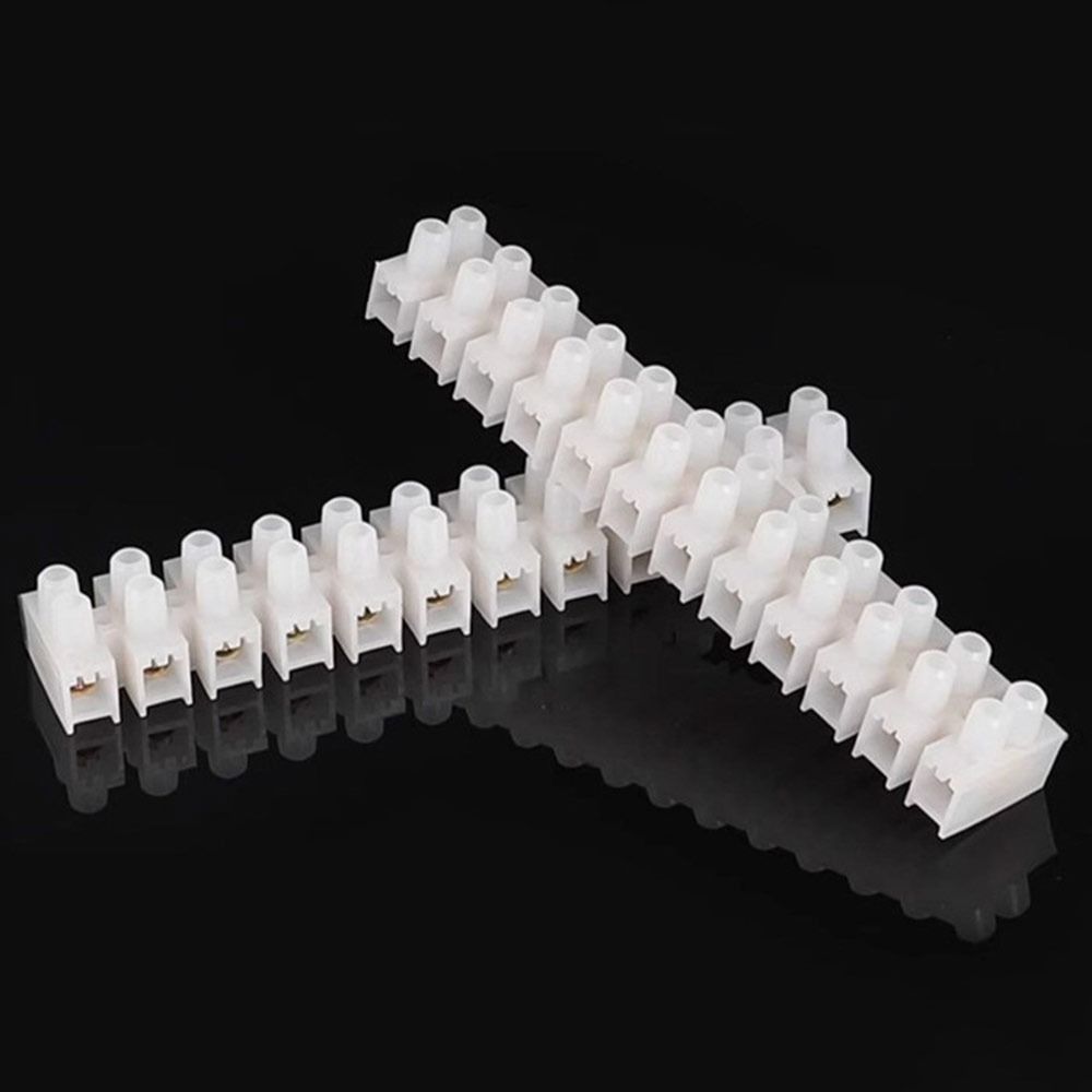 5Pcs Insulated Housing Wire Connector Block Screw Connection Screw Terminal Block Electrical Wiring