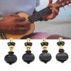 8PCS Metal, Plastic Ukulele Tuners Black And Golden Ukulele Tuning Keys Ukulele Tuning Peg  Ukulele