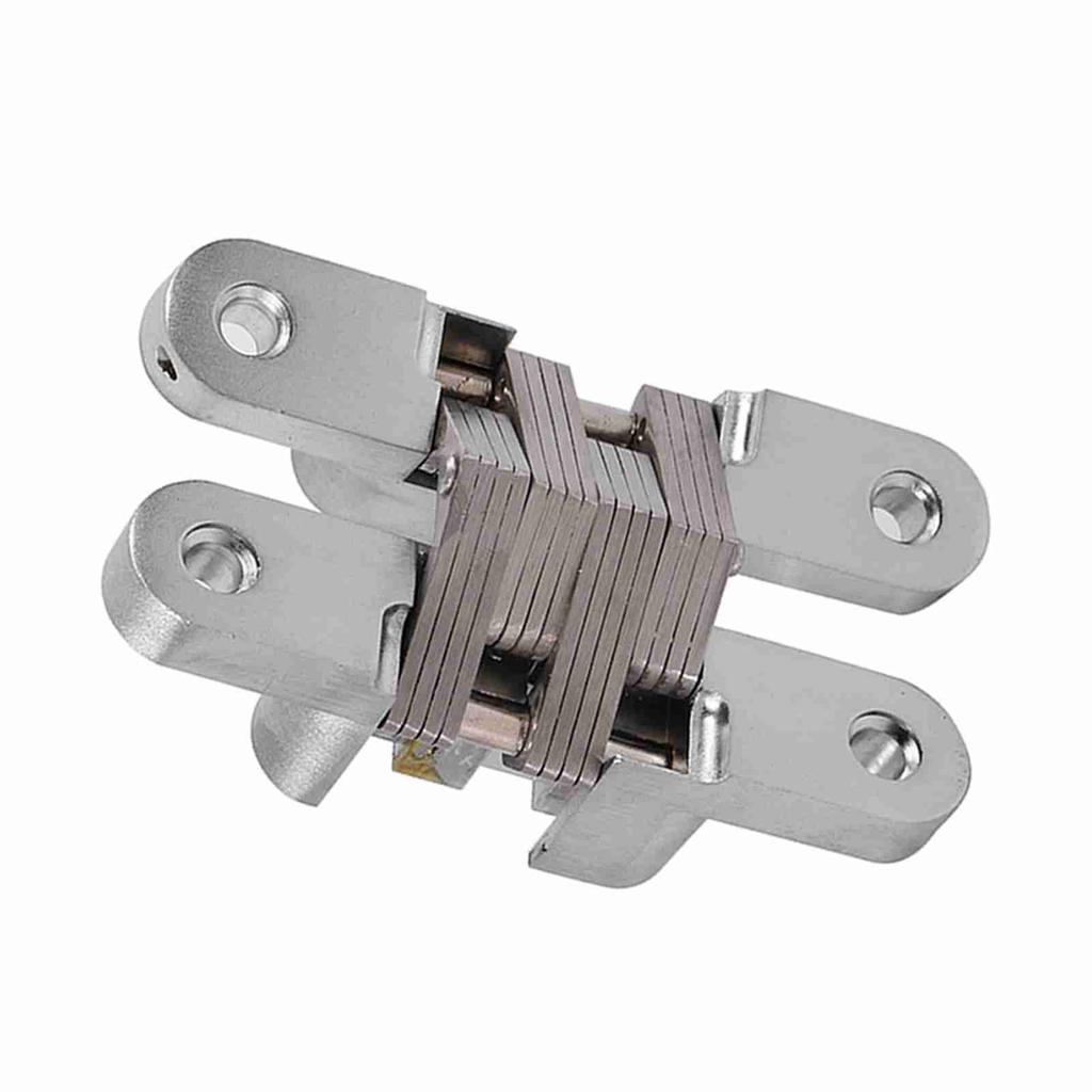 180 Degree Zinc Alloy Invisible Folding Door Cross Hidden Hinges (94mm)