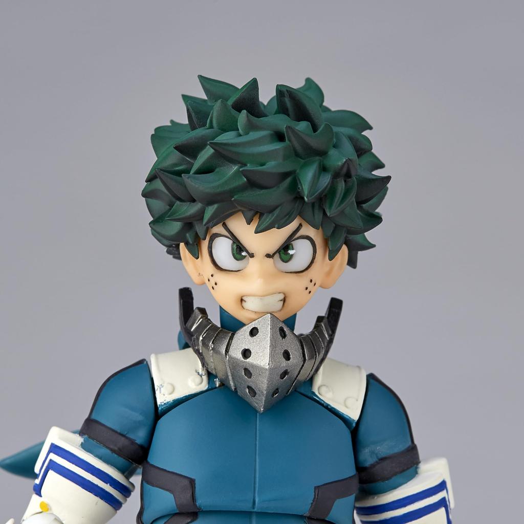 Kaiyodo Revoltech Amazing Yamaguchi My Hero Academia Izuku Midoriya Высота 150 мм, окрашенная подвижная фигурка, приблизительная. ПВХ и АБС без масштаба