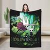 Hollow Knight Silksong Хорнет Пледы Коралловый Флис Плюшевый Текстиль Декор Ультра-Мягкий Плед для Дома Дивана Постельного Белья Пледы