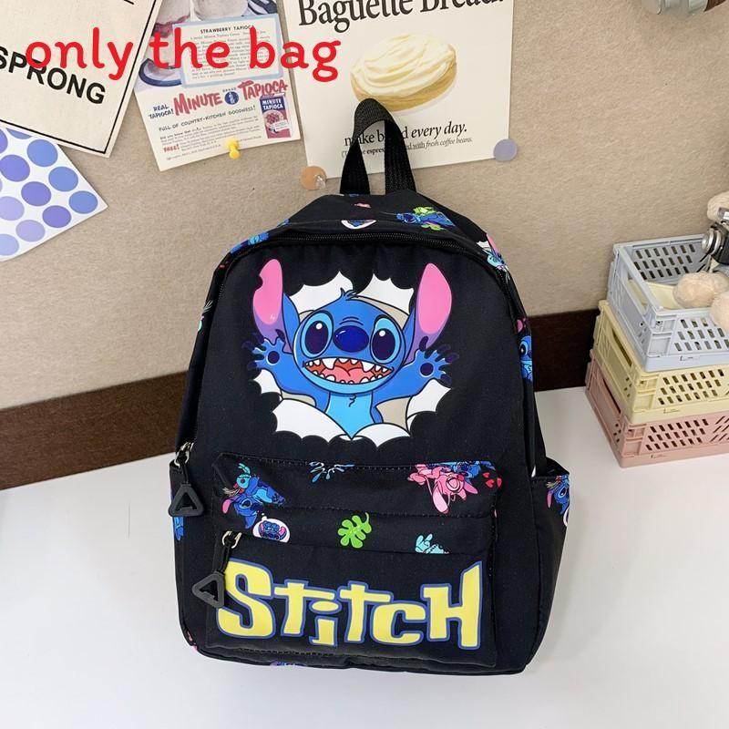 Рюкзак детский с милым мультяшным рисунком ангела и надписью Stitch для школы