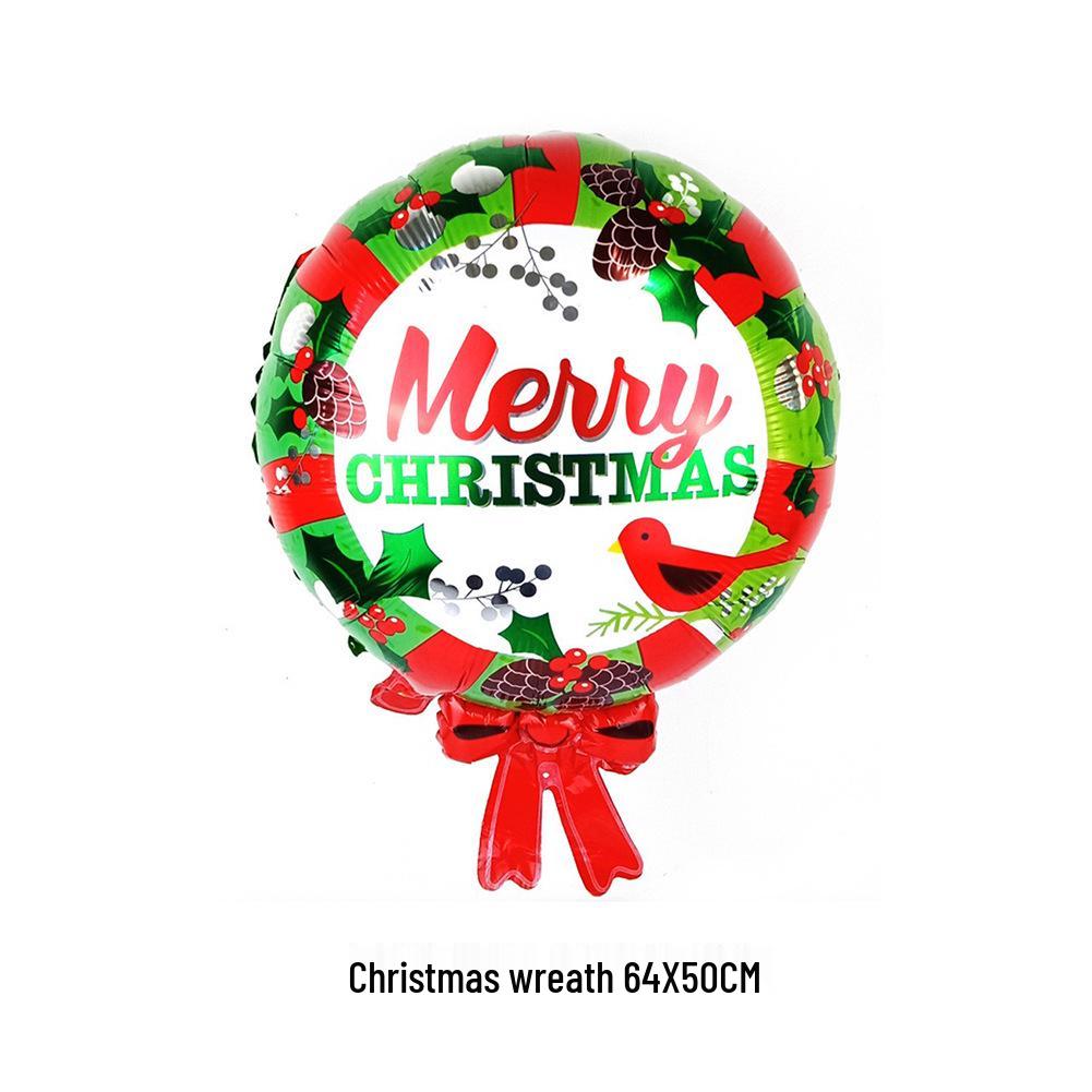 Серия Рождественских Алюминиевых Фольгированных Шаров для Торгового Центра, Школы и Украшений Вечеринки в Канун Рождества