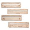 Children Learning Ruler Wood Reading Ruler Wood Drawing Ruler for Kids Students Reading Measuring Classroom Learning Aid