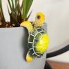 Resin Turtle Planter Decorations - Hanging Sea Turtle for Pot Tortoise Figure Plant Pot Hanger Small Statue for Turtle Cute Plants Turtle Sculptures