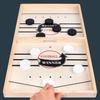 Fast Sling Puck Game with Foldable Wooden Chessboard 20 Chess Pieces Two-player Competitive Funny Desktop Parent-child Interactive Hockey Board Game