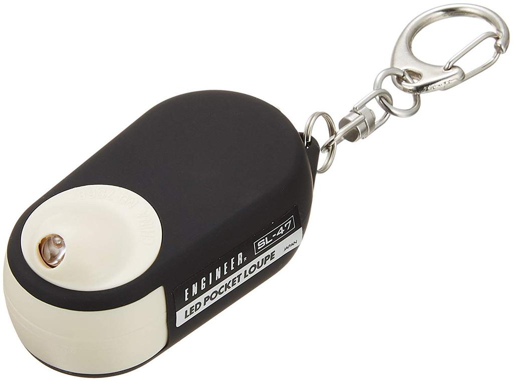 ENGINEER Инженерная светодиодная карманная лупа с высокой яркостью светодиода 1 лампа 4x/6x/10x SL-47