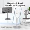 Magnetic Magsafe Mobile Phone Bracket iPhone1234 15 Zinc Alloy Is a Flat Desktop 360-Degree Standing Base
