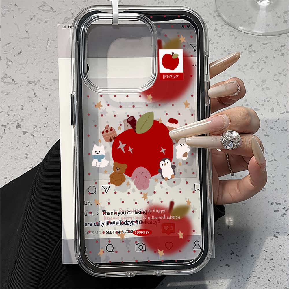 Расписной чехол для телефона для iPhone 17 11 12 13 14 15 16 iPhone 17 12 13 14 15 16 Pro 17 12 13 14 15 16 Pro Max Высококачественный расписной милый чехол для телефона с животными