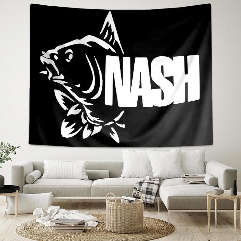 1pc Nash Tackle Tapestry, Living Room, Bedroom, Office, Party Decor, Ideal Festive Gift