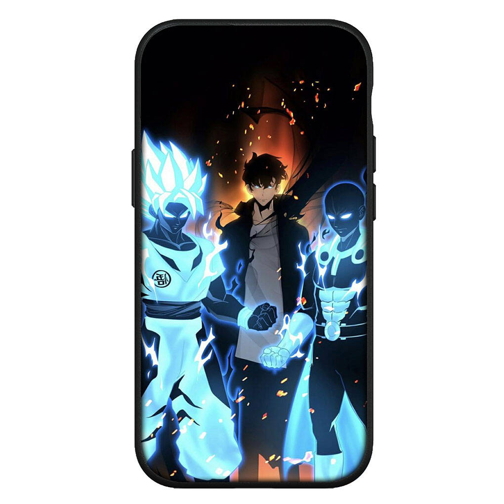 for Motorola Moto Edge 70 60 50 G54 G86 Samsung Galaxy S25 iPhone 17 16 15 Redmi Note 14 13 Pro Max Phone Case Cartoon Sung Jinwoo Solo Leveling Arise