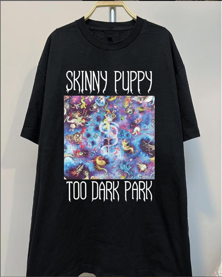 Футболка Skinny Puppy Too Dark Park Полный размер S-5XL Унисекс