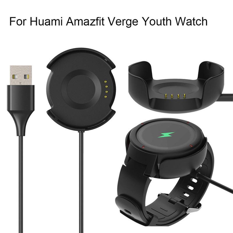 USB-зарядное устройство, зарядный кабель, док-станция для Xiaomi Huami Amazfit Verge Youth Watch A1808, спортивный браслет