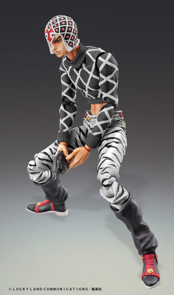 Medicos Entertainment Super Action Statue "JoJo's Bizarre Adventure Part 5" [Guido Mista & S.P. Ver. BLACK] Approx. 150mm & 30mm PVC & ABS & Nylon