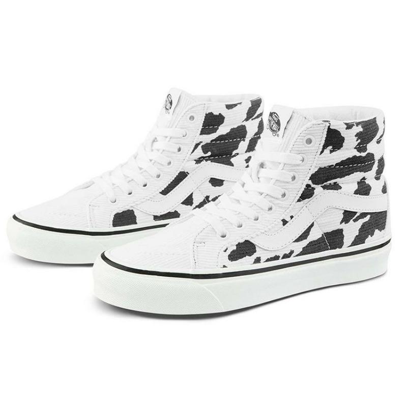 Vans Стиль 38 Комфорт Высокие Унисекс Скейт-Кеды Черно-Белые VN0A38GF9GP