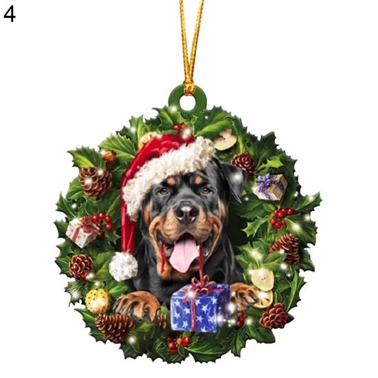 Рождественская подвеска Уникальное изысканное исполнение Собачьи украшения ADM