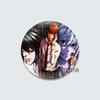 32/44/58mm Fashion Accessories Broochs Anime Death Note Cosplay Badges Round Cartoon Figure L·Lawliet Killer Yagami Pins for Backpacks Gift