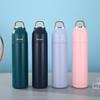1Pcs Thermal Water Bottle Simple Handle Vacuum Flasks Cute Thermos Bottle Tea Milk Coffee