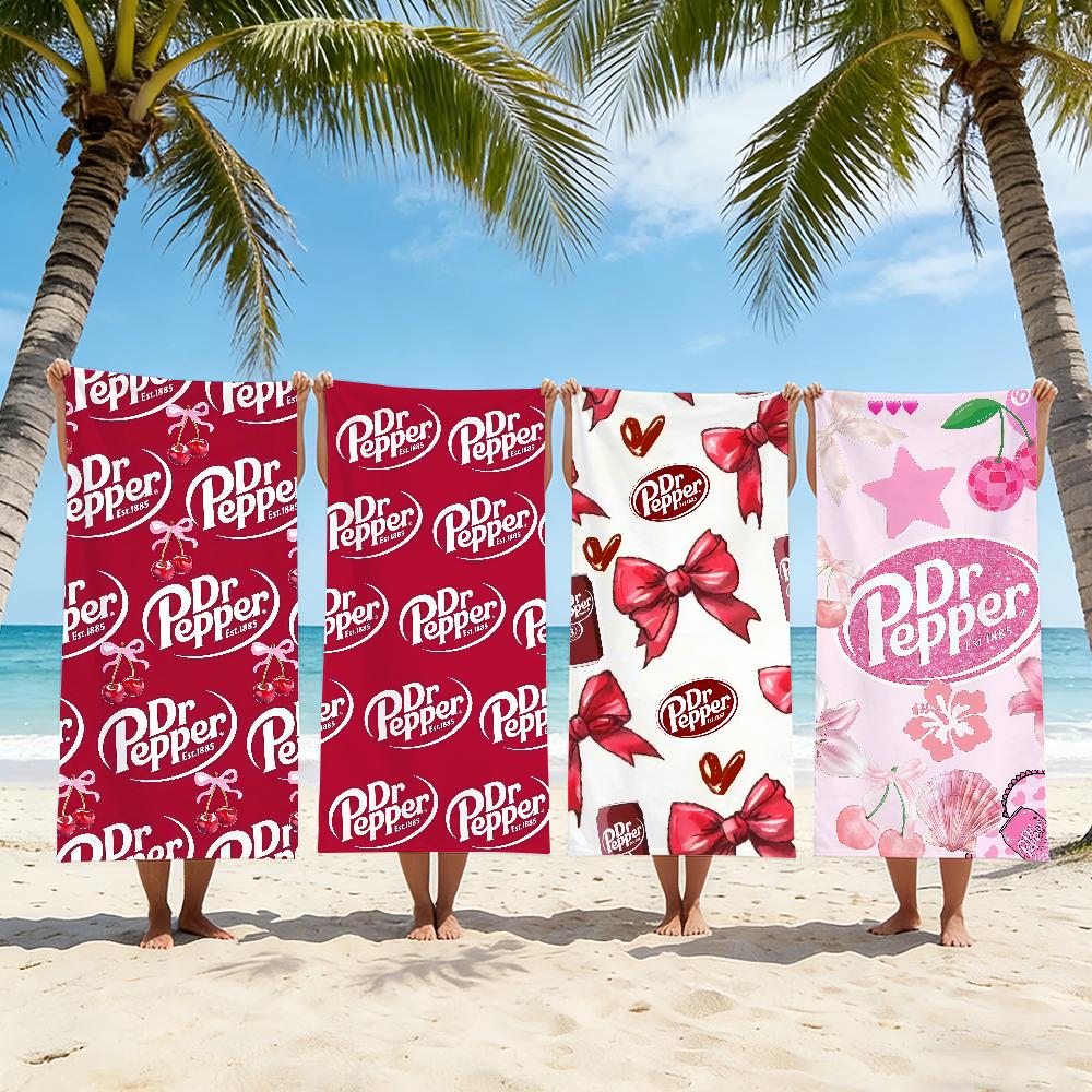 Бренд D-Dr Pepper Полотенце Пляжное Полотенце Дорожное Легкое Приятное для Кожи Для Бассейна Пляжа Кемпинга Круиза Лето