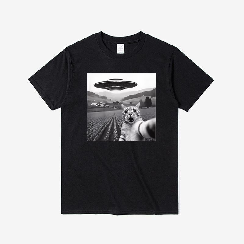 Забавная футболка с принтом кота для мужчин, летняя винтажная кавайная футболка для мужчин и женщин для серфинга и пляжа, унисекс, дышащий повседневный топ