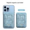 Magsafe Card Holder for iPhone 13: Magnetic Sticker for Cards, Lazy Desktop Stand.