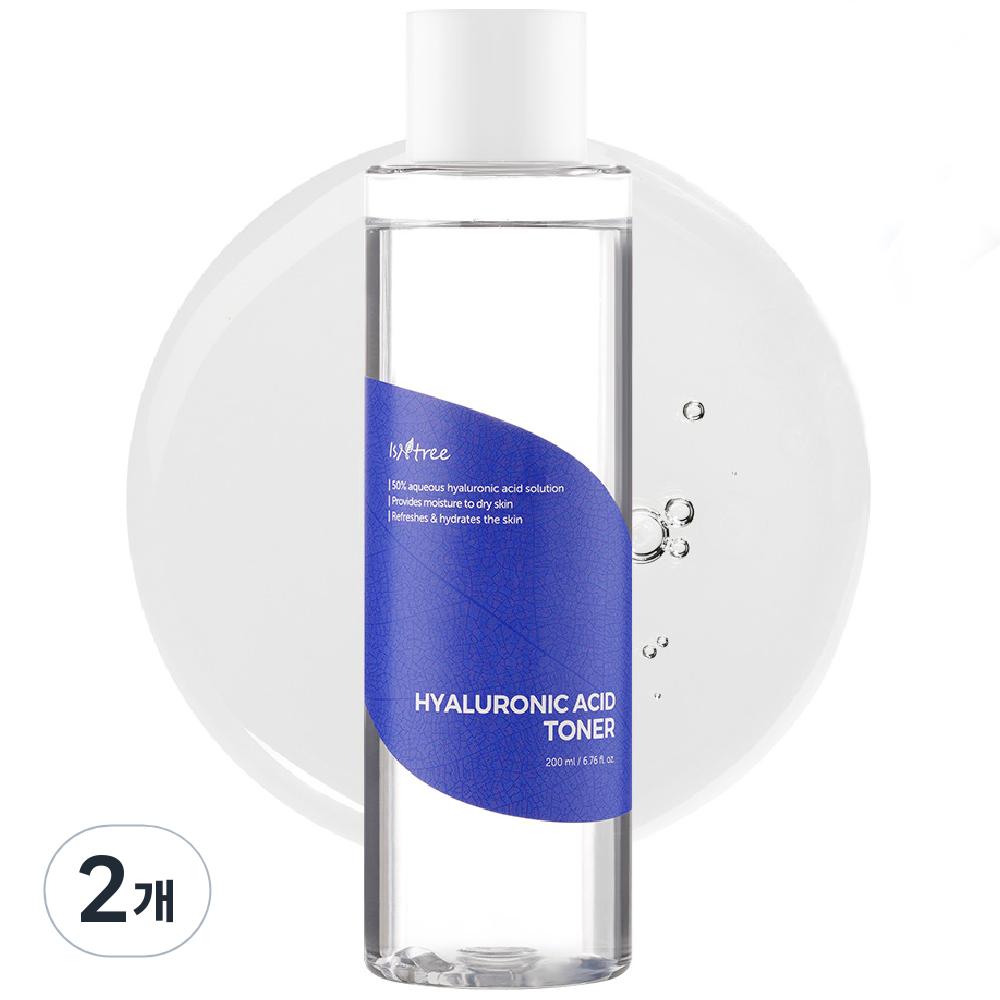 ISNTREE Hyaluronic Acid Toner, 200ml, 2 Units