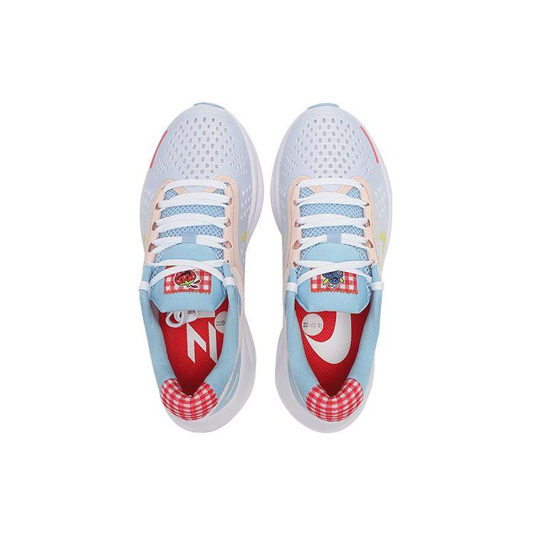 Nike Zoom Structure 23 Удобная ткань Амортизация Нескользящие Низкие Повседневные Кроссовки для бега Женские кроссовки Синий Розовый DJ5060-091