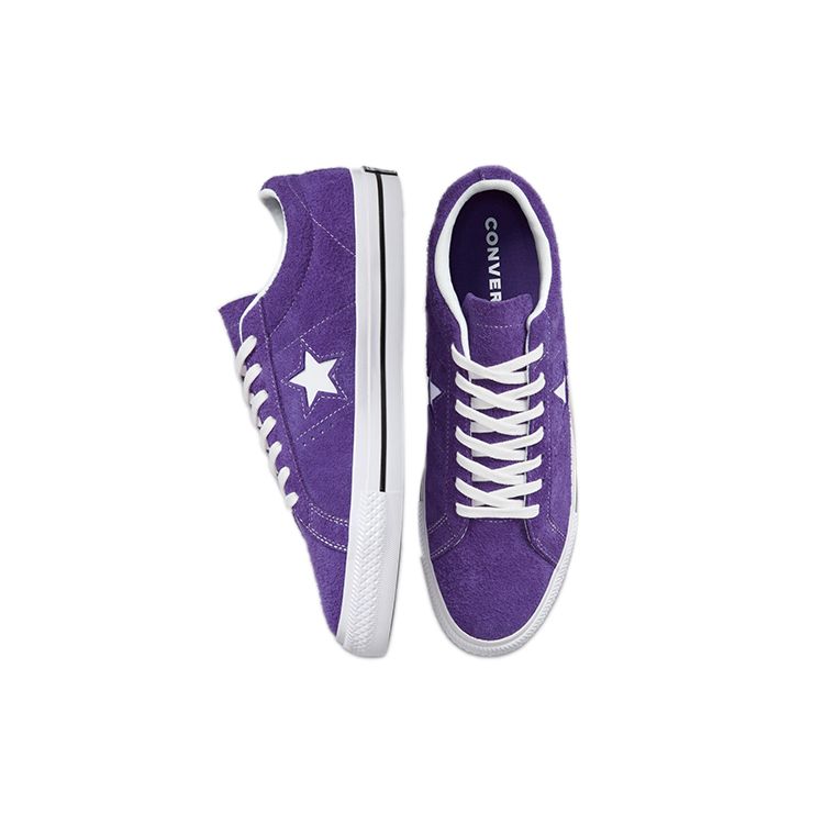 Converse Кроссовки унисекс One Star Low Court фиолетовые черно-белые 171586C