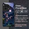 Закаленное стекло с узором 'Лунная Сакура' для телефонов OnePlus 13 R 12 11 10 Pro ACE2 ACE3 Nord CE 4 3 2 Lite Чехлы