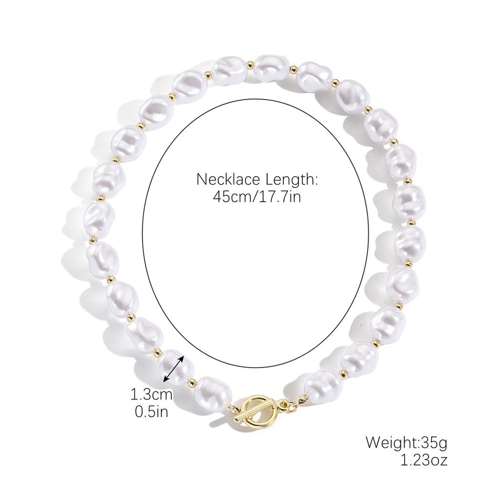 Винтажный комплект из жемчужин барокко особой формы, высококачественное ожерелье с безопасной пряжкой, браслет, комплект ювелирных изделий.