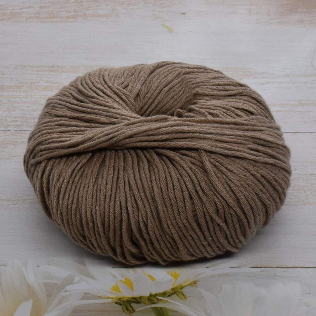 6 упаковок пряжи из гребенного хлопка премиум-класса для вязания крючком и спицами - 100% мягкая пряжа для ручного вязания, 50 г/моток 125 м/моток, гладкая пряжа для рукоделия для домашних проектов своими руками