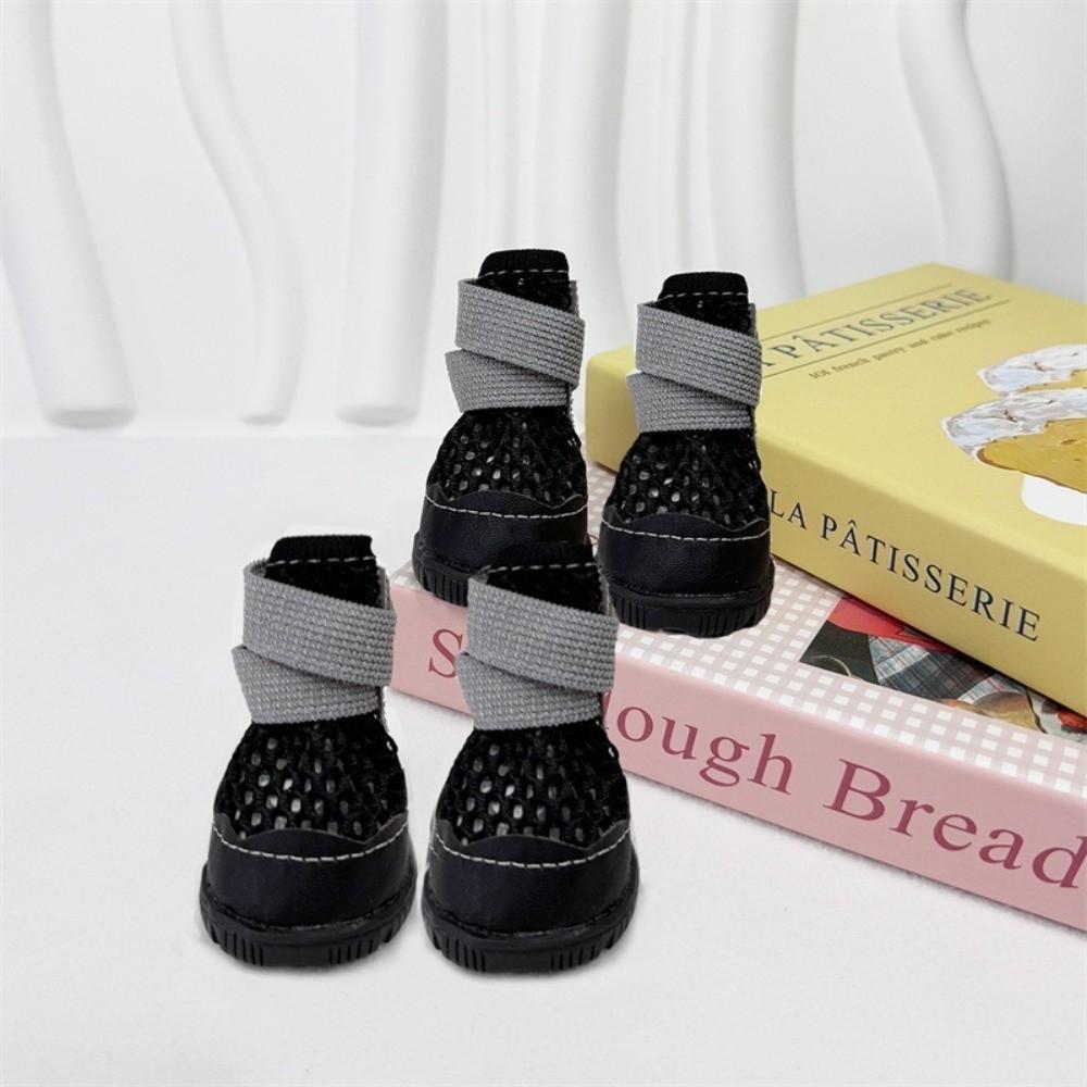 Anti-Slip Small Dog Shoes Breathable Mesh Dog Sandals Fashion Anti-Slip Shoes For Teddy Bichon