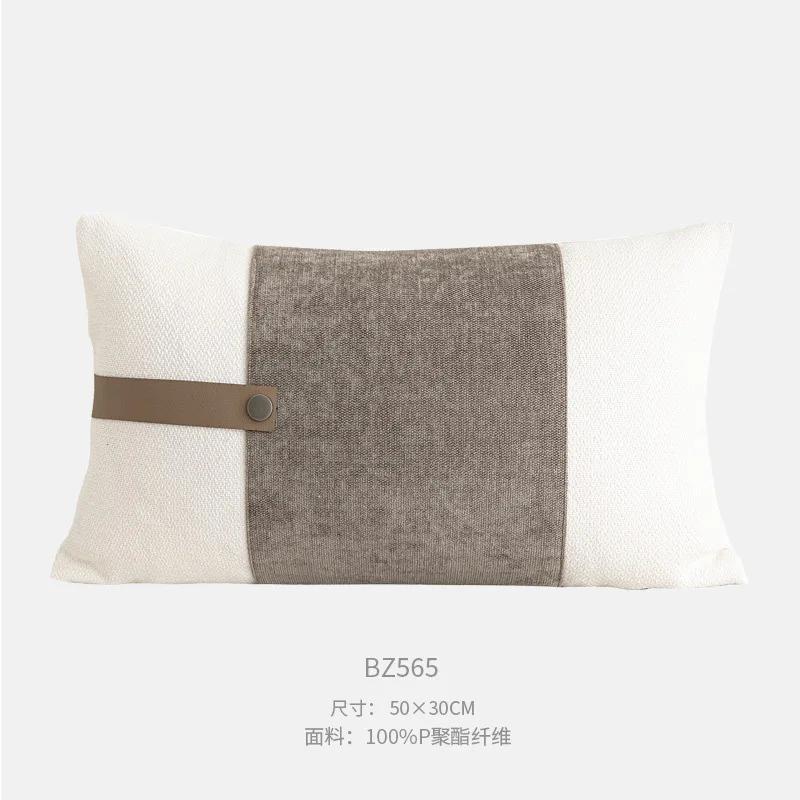 Чехол для подушки Современная модная модель для комнаты, кровати, дивана, украшения для дома, хлопковая льняная наволочка для отеля, мягкая и удобная