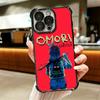 О-Омори Мультяшная Игра Покрытие Чехол Для Телефона Для Iphone 16 17 Pro Max Air 16E 14 15 Plus 12 13 Mini Противоударный Чехол-Подушка Безопасности