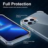 Luxury Shockproof Clear Phone Case For iPhone 15 14 13 12 11 Pro Max 7 8 Plus XR X XS Max Silicone Bumper Transparent Back Cover