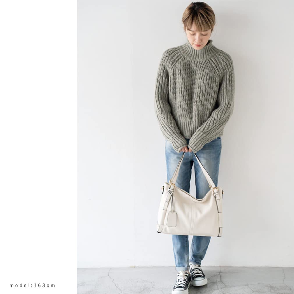 Сумка-тоут Vita Felice с ручками-ремнями для женщин [VITAFELICE] 2-way bsib-p3702x (слоновая кость)