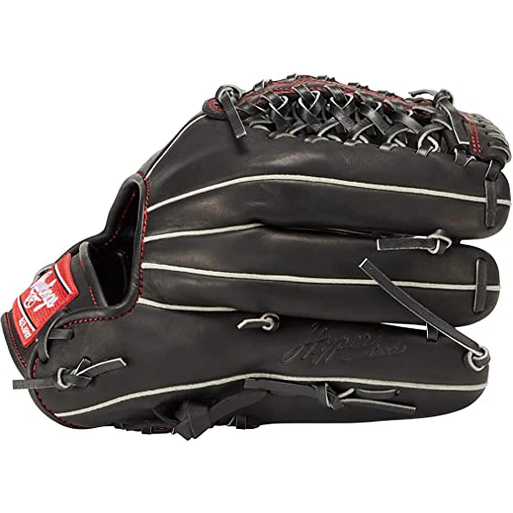 Rawlings Мягкая бейсбольная перчатка Hyper Tech R2G для и Подходит для взрослых (Черный, GR9FHTALR) Броски правой и левой рукой, Тренировки,