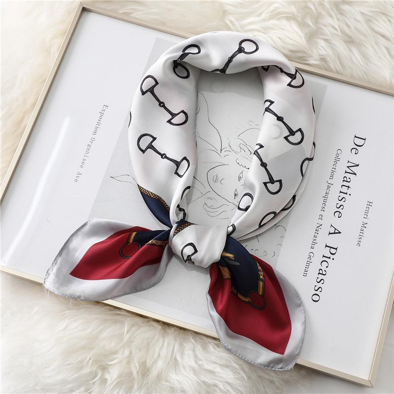 70 * 70 см новый шелковый маленький квадратный шарф для защиты шеи женщин профессиональный шарф универсальный шарф для волос шарф