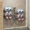 Прочный ABS Материал Полотенцедержатель Без Сверления Портативный для Квартир и Минималистов Домашний Декор