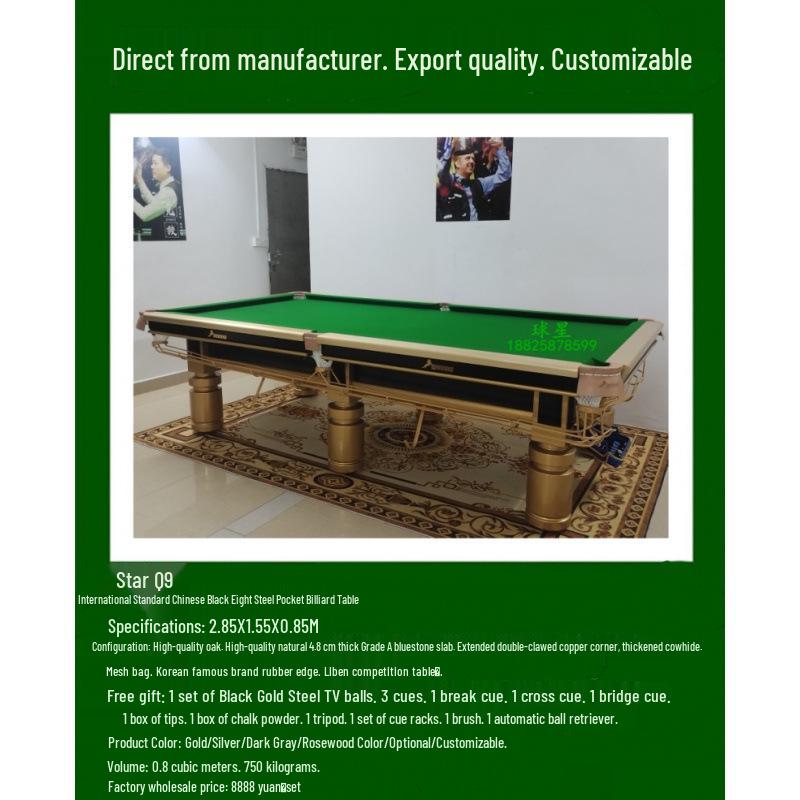12ft Xin Qiuxing Russian Billiard Club Table
