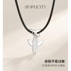 Mens Sterling Whale Dolphin Pendant Necklace Chain Fashion Locket Gift Boyfriend