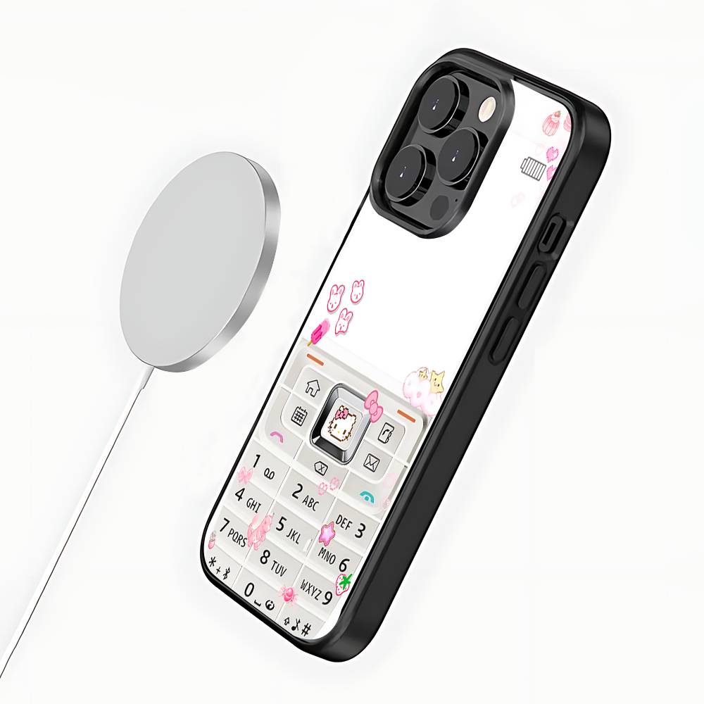 Чехол для телефона Retro For N-Nokia Для iPhone 17,16,15,14,13,12,11,Pro,Max,Plus,Mini,SE4,E Магнитный Magsafe Беспроводная зарядка