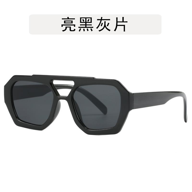 Женские солнцезащитные очки многоугольной формы с двойной переносицей, антибликовые очки от солнца для мужчин, для пеших прогулок, альпинизма, женские