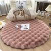 Soft White Faux Fur Area Rugs Kids Living Room Bedroom Shaggy Floor Chair Mat Home Decoration Sheepskin Plush Bedside Carpet