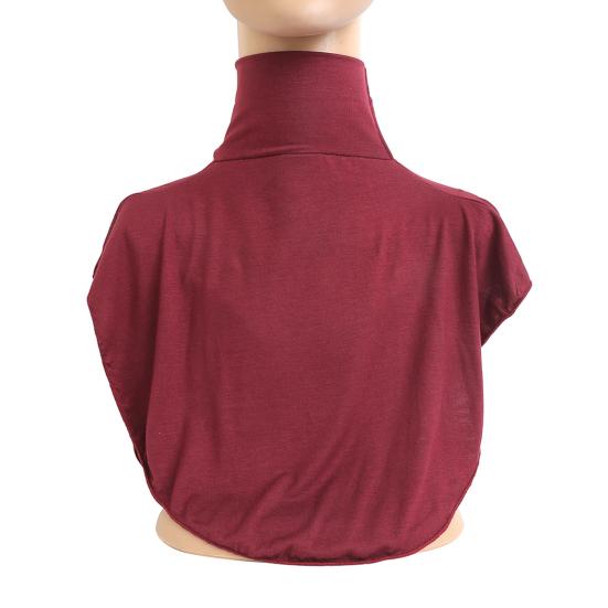 Turtleneck Neck Cover Solid Color High Neck Pullover Fake Collar Women Soft Neck Piece Unisex Accessory