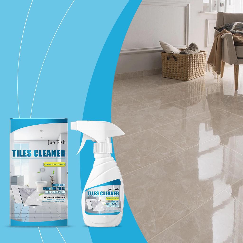 Jue-Fish Tile Cleaner Spray - Polish & Brighten Bathroom Floors